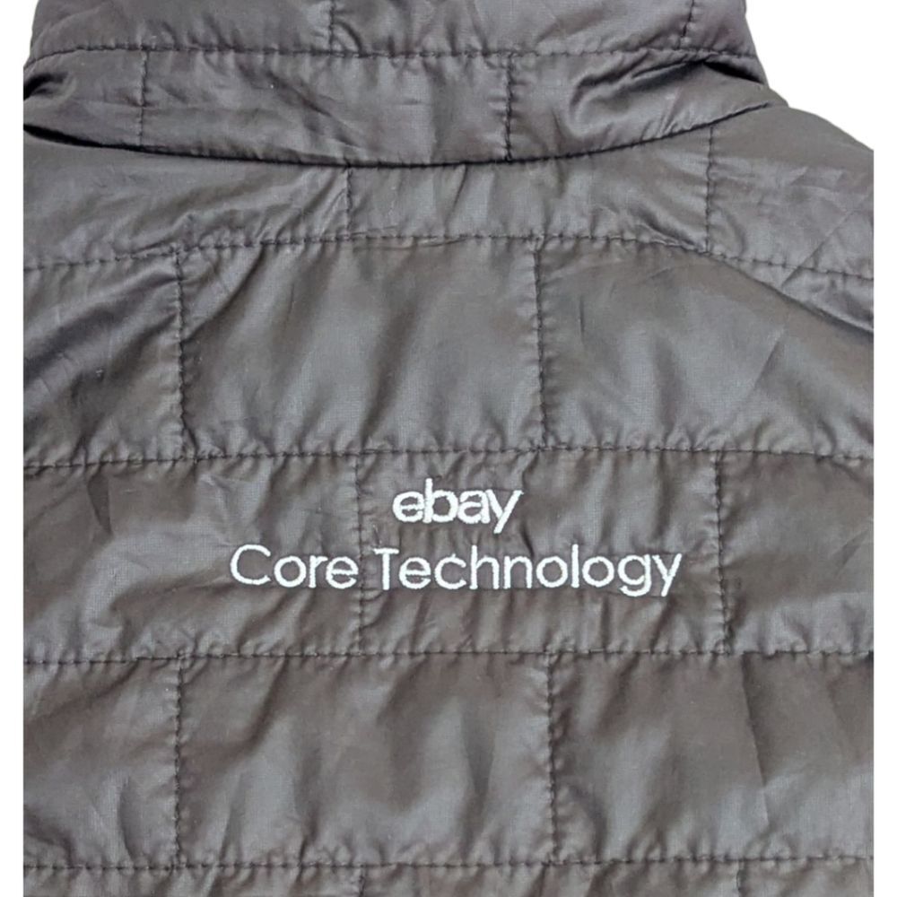 Patagonia x Ebay Embroidered Black Quilted Vest Zip Up Women's XXS STY84247 FA19 - Picture 6 of 9